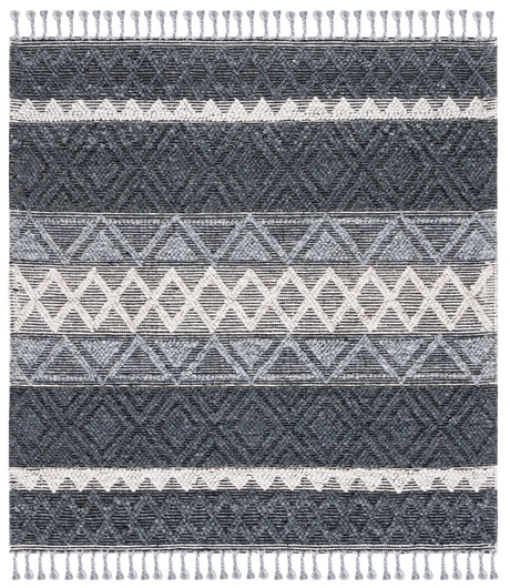 Safavieh Natura 6'-0" x 6'-0" Rug in Charcoal / Ivory
