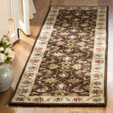 Safavieh Heritage 2'-3" x 14'-0" Rug in Brown / Beige