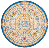 Safavieh Savonnerie 6'-0" x 6'-0" Rug in Blue / Ivory
