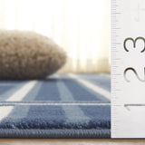 Safavieh Groove 4'-0" x 6'-0" Rug in Blue / Ivory