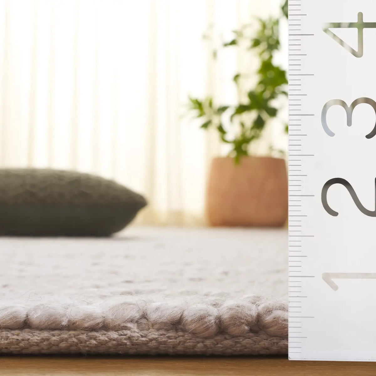 Safavieh Natura 4'-0" x 6'-0" Rug in Beige