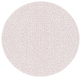 Safavieh Courtyard 6'-7" x 6'-7" Rug in Ivory / Blush Pink