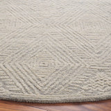 Safavieh Textural 6'-0" x 6'-0" Rug in Grey / Ivory