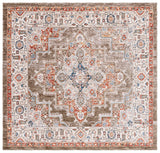Safavieh Olympia 6'-0" x 6'-0" Rug in Green / Ivory