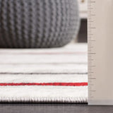 Safavieh Skyler 4'-0" x 6'-0" Rug in Ivory Grey / Red