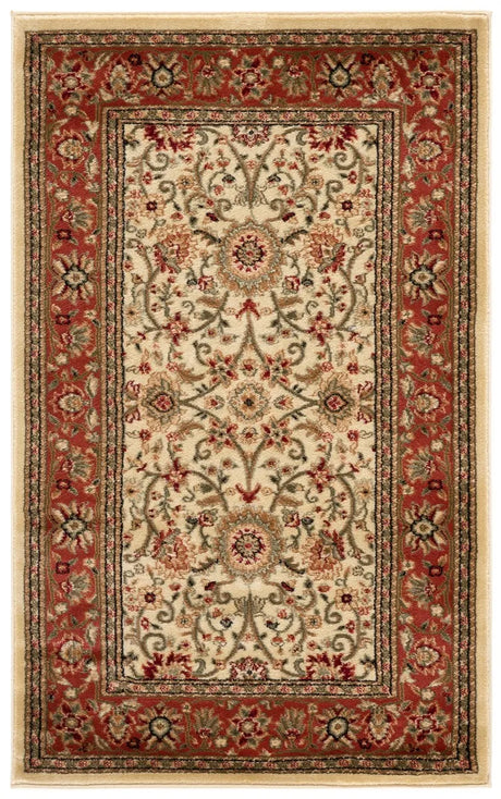 Safavieh Lyndhurst 3'-3" x 5'-3" Rug in Ivory / Rust