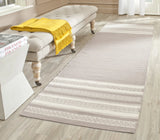 Safavieh Dhurries 2'-6" x 8'-0" Rug in Light Brown