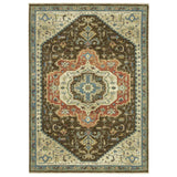 Oriental Weavers Sphinx Francesca Fr09M Brown/ Multi Rug - main flat