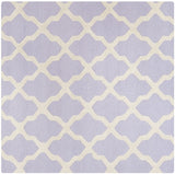 Safavieh Cambridge 6'-0" x 6'-0" Rug in Lavander / Ivory