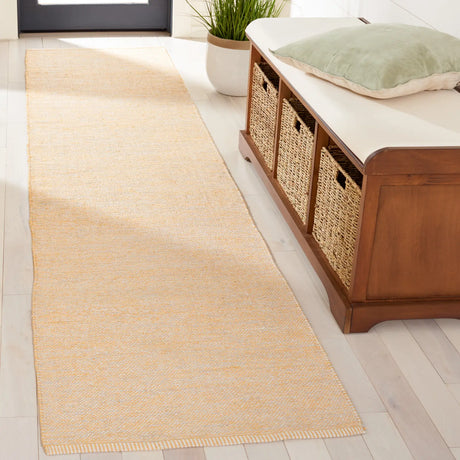 Safavieh Montauk 2'-3" x 9'-0" Rug in Yellow / Ivory