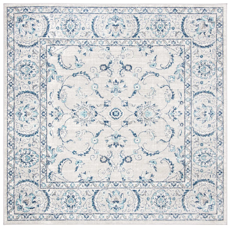 Safavieh Brentwood 6'-7" x 6'-7" Rug in Light Grey / Blue