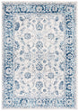 Safavieh Tulum 4'-0" x 6'-0" Rug in Ivory / Blue