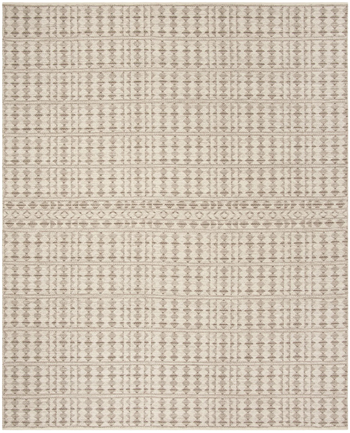 Safavieh Kilim 8'-0" x 10'-0" Rug in Ivory / Light Grey
