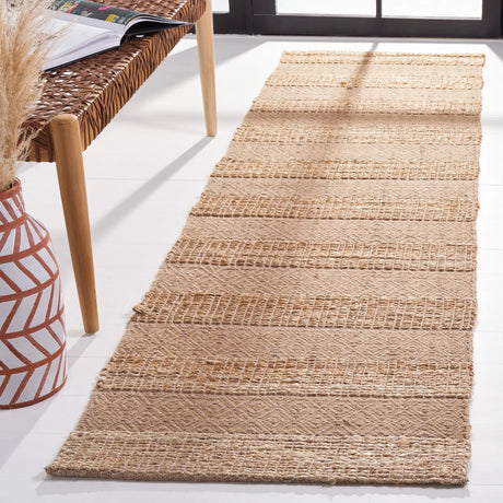 Safavieh Natural Fiber 2'-3" x 8'-0" Rug in Taupe / Natural