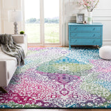 Safavieh Watercolor 6'-7" x 9'-0" Rug in Ivory / Fuchsia