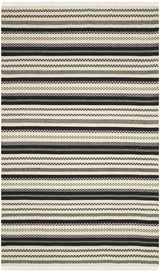 Safavieh Kilim 5'-0" x 8'-0" Rug in Ivory / Black