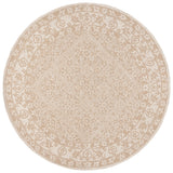 Safavieh Dip Dye 7'-0" x 7'-0" Rug in Beige / Ivory