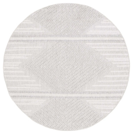 Safavieh Camden 5'-3" x 5'-3" Rug in Grey / Ivory