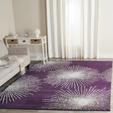 Safavieh Soho 9'-6" x 13'-6" Rug in Purple / Ivory