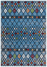 Safavieh Amsterdam 4'-0" x 6'-0" Rug in Blue / Ivory