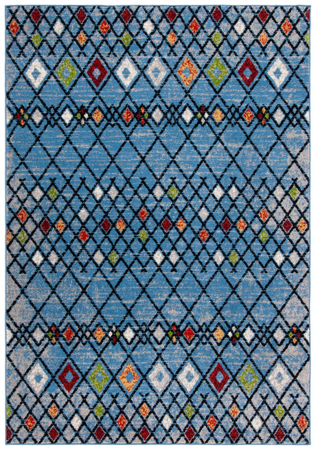 Safavieh Amsterdam 4'-0" x 6'-0" Rug in Blue / Ivory