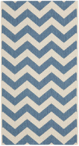 Safavieh Courtyard 2'-0" x 3'-7" Rug in Blue / Beige