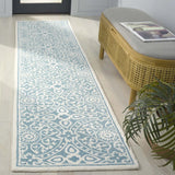 Safavieh Metro 2'-3" x 9'-0" Rug in Teal / Ivory