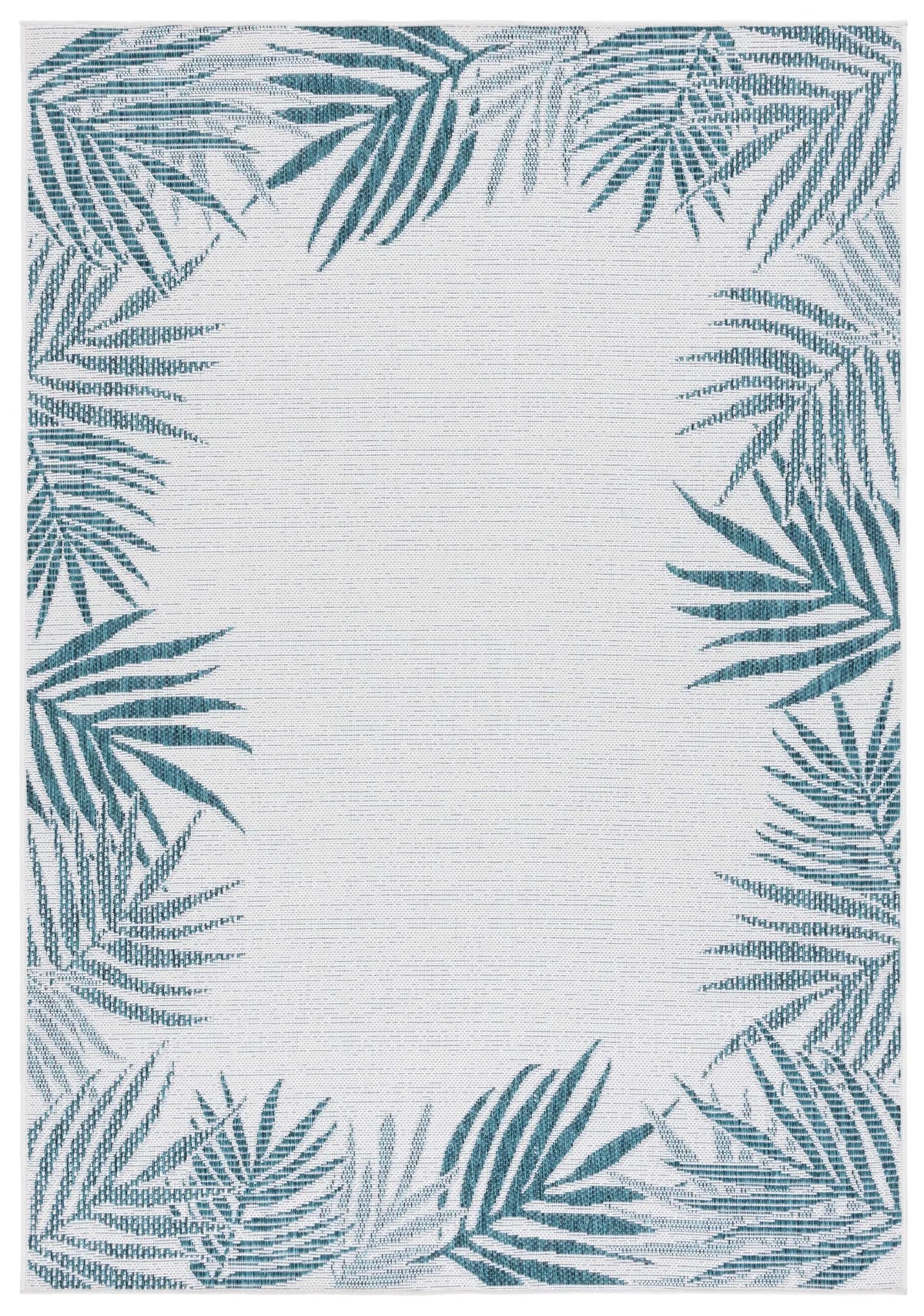 Safavieh Beach House 4'-0" x 6'-0" Rug in Blue / Ivory