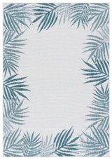 Safavieh Beach House 4'-0" x 6'-0" Rug in Blue / Ivory