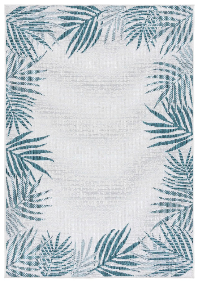 Safavieh Beach House 4'-0" x 6'-0" Rug in Blue / Ivory