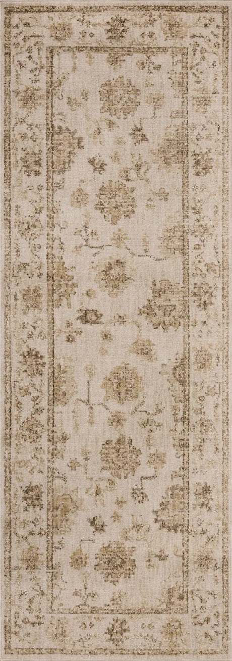 Loloi Willa WIA-04 Fog / Natural Power Loomed Rug - runner flat