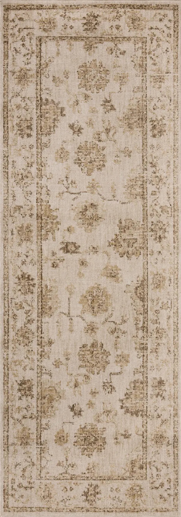 Loloi Willa WIA-04 Fog / Natural Power Loomed Rug - runner flat