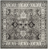 Safavieh Vintage Hamadan 6'-7" x 6'-7" Rug in Grey / Black