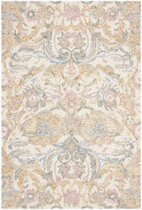 Safavieh Micro-Loop 4'-0" x 6'-0" Rug in Ivory / Blue
