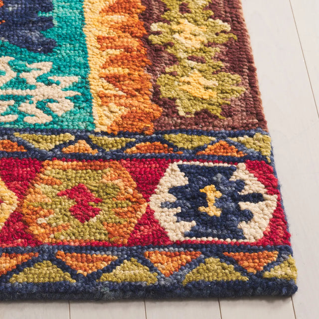 Safavieh Aspen 4'-0" x 6'-0" Rug in Blue / Red