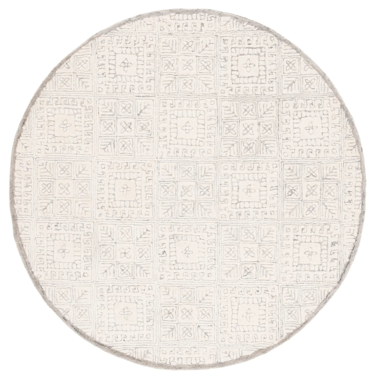 Safavieh Glamour 6'-0" x 6'-0" Rug in Grey / Ivory