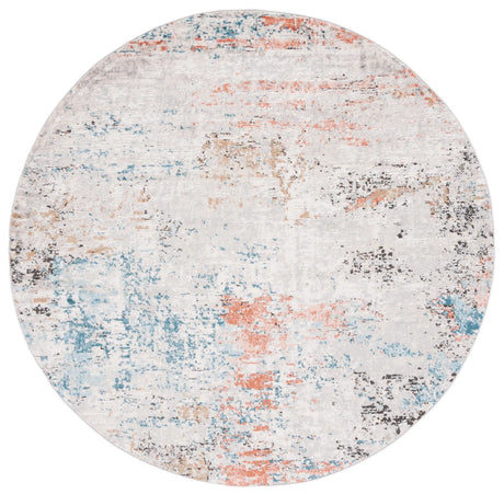 Safavieh Shivan 6'-7" x 6'-7" Rug in Grey / Pink