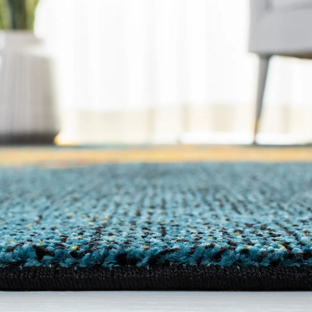 Safavieh Galaxy 4'-0" x 6'-0" Rug in Blue / Yellow
