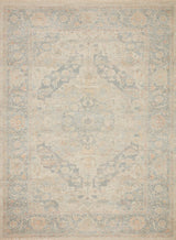 Loloi Priya Pry-08 Bone/Bluestone Rugs - main flat
