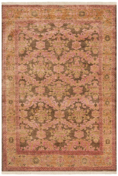 Safavieh Polonaise 4'-0" x 6'-0" Rug in Gold / Bronze