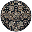 Safavieh Metro 6'-0" x 6'-0" Rug in Black / Beige