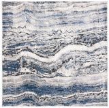 Safavieh Petra 6'-7" x 6'-7" Rug in Light Beige / Blue