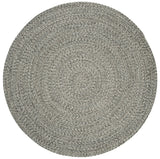Safavieh Braided 5'-0" x 5'-0" Rug in Ivory / Steel Grey