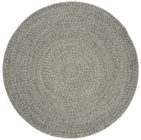 Safavieh Braided 5'-0" x 5'-0" Rug in Ivory / Steel Grey