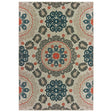 Oriental Weavers Sphinx Latitude 1903W Grey / Blue Rugs - main flat