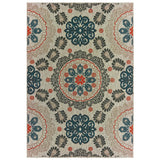 Oriental Weavers Sphinx Latitude 1903W Grey / Blue Rugs - main flat