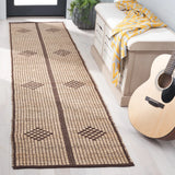 Safavieh Natural Fiber 2'-3" x 9'-0" Rug in Natural / Brown