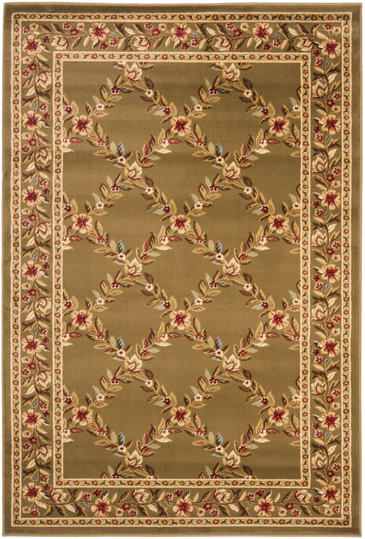 Safavieh Lyndhurst 3'-3" x 5'-3" Rug in Brown / Brown