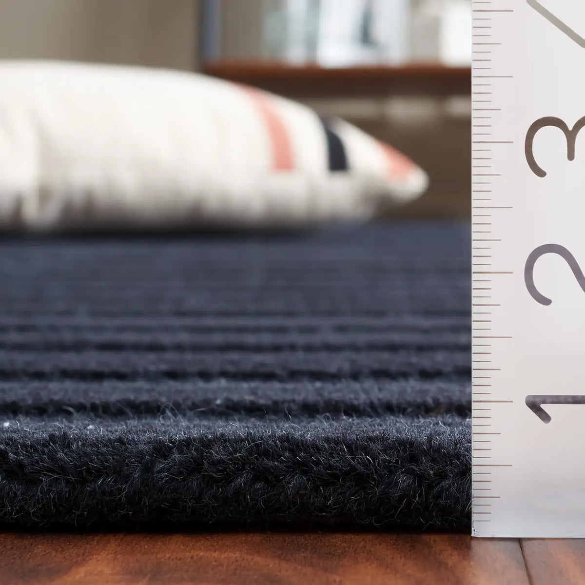 Safavieh Ebony 4'-0" x 6'-0" Rug in Charcoal