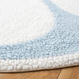 Safavieh Vermont 5'-0" x 5'-0" Rug in Ivory / Light Blue